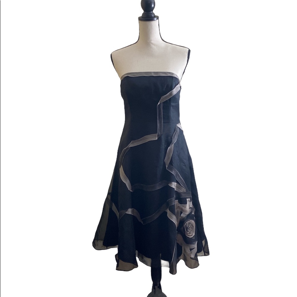 black applique dress ZAPAKA Women Prom with Lace Appliques Satin Sweetheart A Color:Steel Grey 260-May25 SNKSDGM Women's Plus Dress